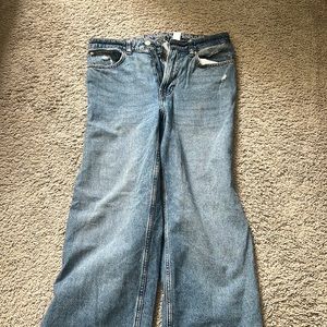 H&M loose straight jeans